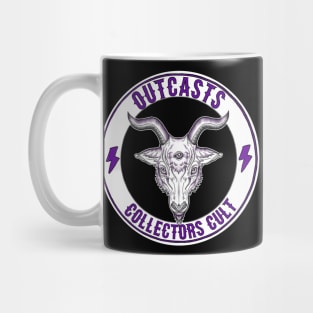 Outcasts Collectors Goat white logo Mug